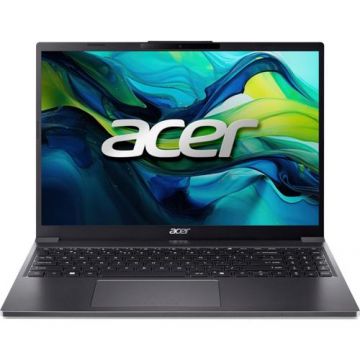 Laptop Acer Aspire Go 15 AG15-51P (Procesor Intel® Core™  i5-1334U (12M Cache, up to 4.60 GHz) 15.3inch WUXGA, 16GB, 512GB SSD, Intel Iris Xe Graphics, Gri)