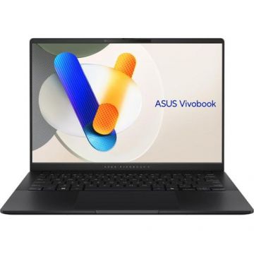 Laptop ASUS VivoBook S 14 OLED M5406KA (Procesor AMD Ryzen™ Al 7 350 (16M Cache, up to 5.0 GHz) 14inch 3K, 24GB, 1TB SSD, AMD Radeon 860M Graphics, Negru)
