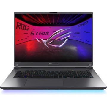 Laptop Gaming ASUS ROG Strix G18 G815LW (Procesor Intel® Core™ Ultra 9 275HX (36M Cache, up to 5.40 GHz), 18inch 2.5K 240Hz, 32GB DDR5, 1TB SSD, NVIDIA GeForce RTX 5080 @16GB, Win 11 Pro, Negru/Gri)