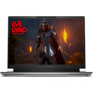 Laptop Gaming Dell Alienware X16 R2 (Procesor Intel® Core™ Ultra 9 185H (24M Cache, up to 5.10 GHz), 16inch QHD+ 240Hz 3ms, 32GB DDR5, 2TB SSD, NVIDIA GeForce RTX 4090 @16GB, DLSS 3.0, Windows 11 Home, Negru/Gri)