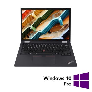 Laptop Refurbished Lenovo X13 Yoga G2, Intel Core i5-1145G7 2.60 - 4.40GHz, 16GB DDR4, 512GB SSD, 13.3 Inch Full HD, Webcam + Windows 10 Pro