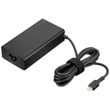 Lenovo Incarcator laptop, Lenovo, 100 W, USB-C, negru