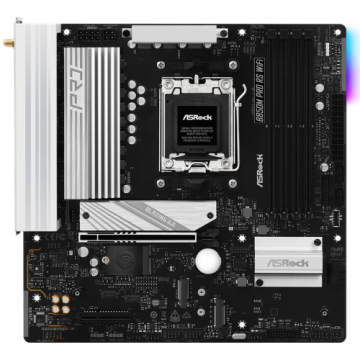 Placa de baza ASRock B850M PRO RS WiFi, AMD B850, AM5, DDR5, mATX