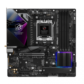 Placa de baza ASRocK Phantom Gaming B850M Riptide WiFi, AMD B850, Socket AM5, mATX
