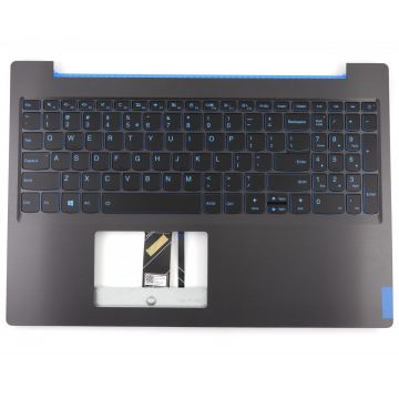 Tastatura Lenovo IdeaPad L340-15IRH Type 81LK Neagra cu Palmrest Gri Inchis iluminata backlit