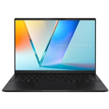Asus Laptop ASUS Vivobook S 14, Intel Core Ultra 5 226V, 14.0, 2880 x 1800, 16GB LPDDR5X, SSD 512GB, Intel Arc Graphics, Windows 11, Negru