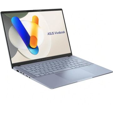 Asus Laptop ASUS Vivobook S 14, Intel Core Ultra 5 226V, 14.0, 3K, 16GB LPDDR5X, SSD 512GB, Intel Arc Graphics, Windows 11, Albastru deschis