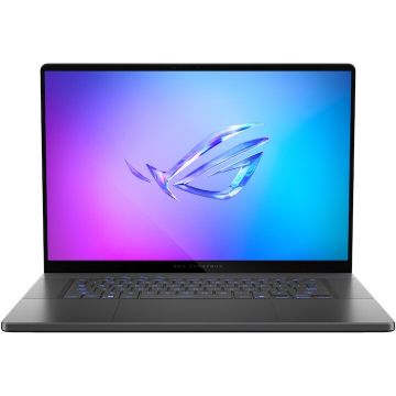 Asus Laptop Gaming ROG Zephyrus G16 GU605CR, Intel Core Ultra 9 285H pana la 5.4GHz, 16'', 2.5K, WQXGA, OLED, 240Hz, 32GB LPDDR5X RAM, 1TB SSD, NVIDIA GeForce RTX 5070 Ti 12GB GDDR7, Windows 11 Pro, Gri