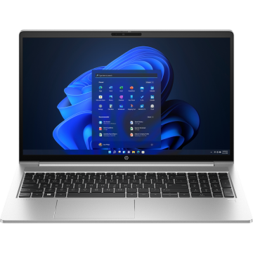 HP Laptop HP ProBook 450 G10, Intel® Core™ i5 1335U, 39.6 cm (15.6), Full HD, 16 GB DDR4-SDRAM, 512 GB SSD, Intel Iris Xe Graphics, Windows 11 Pro, Argintiu