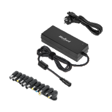Incarcator laptop Rebel KOM0939-120, 120 W, 10 conectori, 100-240 V, 12-19.5 V