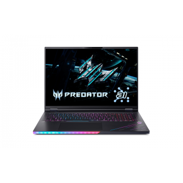 Laptop Acer Gaming Predator Helios 18 AI PH18-73-96HZ, 18 Inch (45.72 cm), WQXGA Mini LED 250Hz IPS Display (non-glare), 2560 x 1600, 16:10, Intel® Core™ Ultra 9 Processor 275HX, 2.1 GHz base clock (Up to 5.4 GHz max. performance clock rate), 36 MB, 8 Pe
