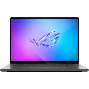 Laptop Gaming ASUS ROG Zephyrus G16 OLED GU605CR (Procesor Intel® Core™ Ultra 9 285H (24M Cache, up to 5.40 GHz), 16inch 2.5K 240Hz G-Sync, 32GB LPDDR5X, 1TB SSD, NVIDIA GeForce RTX 5070 Ti @12GB, Win 11 Pro, Gri)