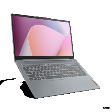 Laptop Lenovo IdeaPad Slim 3 15ABR8, 15.6' FHD (1920x1080) TN 250nits Anti-glare, AMD Ryzen™ 5 5625U (6C / 12T, 2.3 / 4.3GHz, 3MB L2 / 16MB L3), video Integrated AMD Radeon™ Graphics, RAM 1x 16GB Soldered DDR4-3200, SSD 512GB SSD M.2 2242 PCIe® 4.0x4 NVM