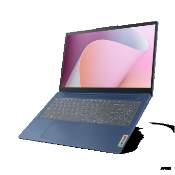 Laptop Lenovo IdeaPad Slim 3 15ABR8, 15.6' FHD (1920x1080) TN 250nits Anti-glare, AMD Ryzen™ 5 5625U (6C / 12T, 2.3 / 4.3GHz, 3MB L2 / 16MB L3), video Integrated AMD Radeon™ Graphics, RAM 1x  8GB Soldered DDR4-3200, SSD 512GB SSD M.2 2242 PCIe® 4.0x4 NVM