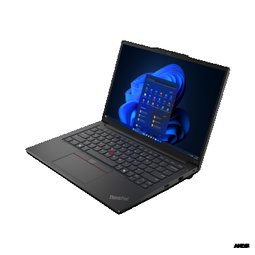 Laptop Lenovo ThinkPad E14 Gen 6 (AMD); 14' WUXGA (1920x1200) IPS 300nits Anti-glare, 45% NTSC; AMD Ryzen™ 7 7735HS (8C / 16T, 3.2 / 4.75GHz, 4MB L2 / 16MB L3); Video Integrated AMD Radeon™ 680M Graphics; RAM 2x 16GB SO-DIMM DDR5-4800; 1TB SSD M.2 2242 P