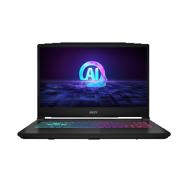 Laptop MSI Gaming Katana A15 AI B8VF-606XRO, 15.6' FHD (1920x1080), 144Hz, IPS-Level, AMD Ryzen™ 7 8845HS (8C / 16T, 3.8 / 5.1GHz, 8MB L2 / 16MB L3), video dedicat NVIDIA GeForce RTX 4060 Laptop GPU 8GB GDDR6, RAM DDR5 8GB*2 2800(5600)MHz, SSD 512GB NVMe