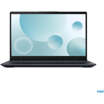 Lenovo Laptop Lenovo IdeaPad 3 151AU7, Intel® Core™ i3 1215U, 39.6 cm (15.6), Full HD, 8 GB DDR4-SDRAM, 512 GB SSD, Intel UHD Graphics, Windows 11 Home, Albastru inchis