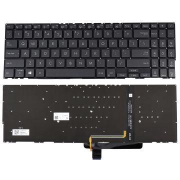 Tastatura Neagra Asus ASM19A63U4J920 iluminata layout US fara rama enter mic