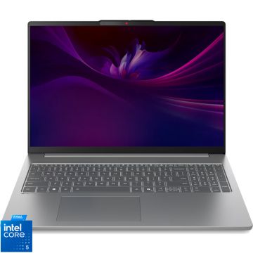 Laptop Lenovo 16'' IdeaPad Slim 5 16IRH10R, 2.8K OLED 120Hz, Procesor Intel® Core™ 5 210H (12M Cache, up to 4.80 GHz), 32GB DDR5, 1TB SSD, Intel Graphics, No OS, Luna Grey