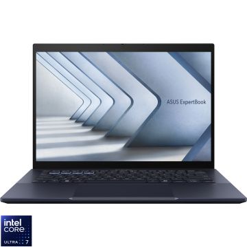 Laptop ASUS 14'' ExpertBook B5 B5404CMA, WQXGA 120Hz, Procesor Intel® Core™ Ultra 7 155H (24M Cache, up to 4.80 GHz), 16GB DDR5, 1TB SSD, Intel Integrated Graphics, No OS, Star Black