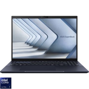 Laptop ASUS 16'' ExpertBook B5 B5604CMA, WQXGA 120Hz, Procesor Intel® Core™ Ultra 7 155H (24M Cache, up to 4.80 GHz), 16GB DDR5, 1TB SSD, Intel Integrated Graphics, No OS, Star Black