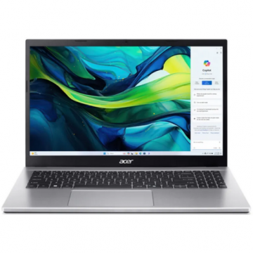 Laptop Aspire Go 15 FHD 15.6 inch AMD Ryzen 5 5625U 16GB 512GB SSD Free Dos Pure Silver
