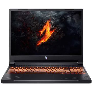 Laptop Nitro V16 AI ANV16-61-R4T4 16 inch WUXGA AMD Ryzen XI 5 340 16GB DDR5 1TB SSD nVidia GeForce RTX 4050 6GB Obsidian Black