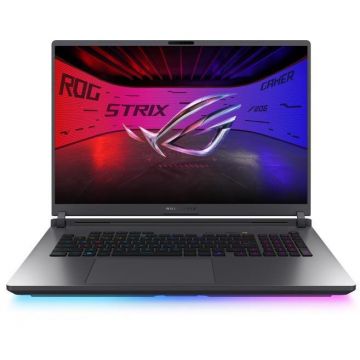 Laptop ROG Strix G18 WQXGA 18 inch Intel Core Ultra 9 275HX 16GB 1TB SSD RTX 5080 Windows 11 Pro Eclipse Gray