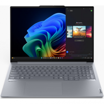 Laptop ThinkBook 16 G7 WUXGA 16 inch Qualcomm Snapdragon X Plus X1P-42-100 32GB 1TB SSD Windows 11 Pro Luna Grey
