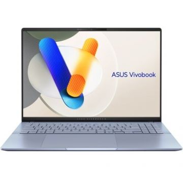 Laptop Vivobook S 16 3K 16 inch Intel Core Ultra 7 255H 16GB 1TB PCIe Windows 11 Pro Mist Blue