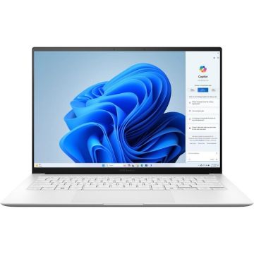 Laptop Zenbook S14 3K 14 inch Intel Core Ultra 5 226V 16GB 1TB SSD Windows 11 Home Scandinavian White