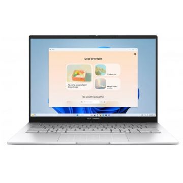 Laptop ZenBook UX3405CA 14 inch WUXGA Intel Core Ultra 5 125H 16GB 512GB PCIe Windows 11 Silver