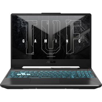 Asus Laptop Gaming Asus TUF A15 FA506NC, AMD Ryzen 5 7535HS, 15.6 inch FHD, 16GB RAM, 512GB SSD, nVidia RTX 3050 4GB, Free DOS Negru