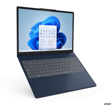Lenovo Laptop Lenovo IdeaPad Slim 3 15AHP10 cu procesor AMD Ryzen™ 7 8840HS pana la 5.1GHz, 15.3 WUXGA, IPS, 24GB SSD RAM, 1TB SSD, AMD Radeon™ 780M Graphics, No OS, Cosmic Blue