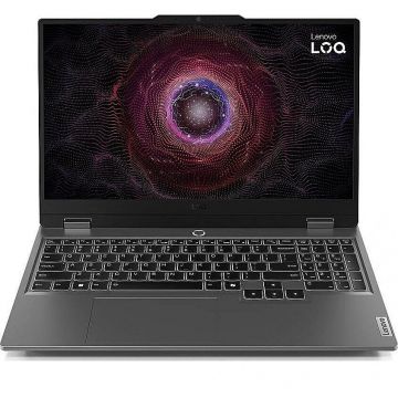 Lenovo Laptop Lenovo LOQ 15 ARP9, 83JC0064PB, 15.6 inch 1920 x 1080, AMD Ryzen 7 7435HS 8 C / 16 T, 3.1 GHz - 4.5 GHz, 4 MB 16 MB cache, 16 GB DDR5, 1 TB SSD, Nvidia GeForce RTX 4060, Fara sistem de operare, Luna Grey (INT Keyboard)