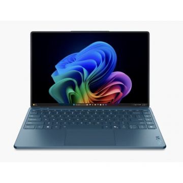 Lenovo Laptop Lenovo Yoga Slim 9 14ILL10, Intel Core Ultra 7 258V, 14 inch 4K Touch, 32GB RAM, 1TB SSD, Windows 11 Home, Albastru