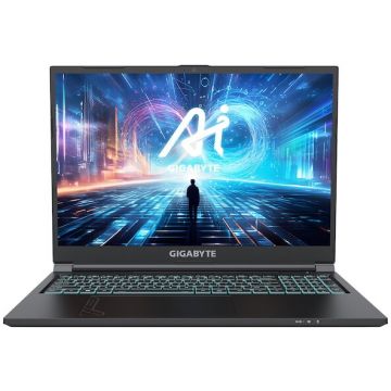 Gigabyte Laptop GIGABYTE G6 KF 2024, 16, Intel Core i7-13620H, 16GB RAM DDR5, 1 TB SSD, NVIDIA GeForce RTX 4060 (8GB GDDR6), No OS, Gri (INT Keyboard)