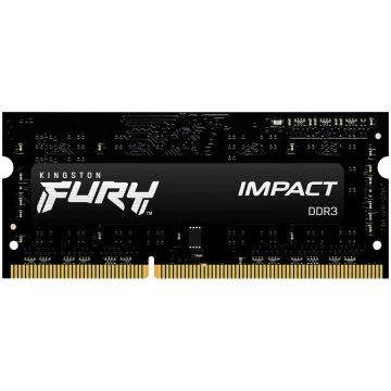 Kingston Memorie Laptop Kingston Fury Impact, 4GB DDR3, 1600MHz CL9