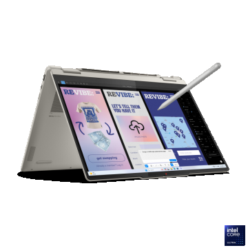 Laptop Lenovo Yoga 7 2-in-1 14ILL10, 14' 2.8K WQXGA+ (2880x1800) OLED 1100nits (peak) / 500nits (typical) Glossy / Anti-fingerprint, 100% DCI-P3, 120Hz, Dolby Vision®, TÜV Low Blue Light, DisplayHDR™ True Black 1000, Glass, Touch, Intel® Core™ Ultra 7 25