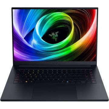 Razer Laptop gaming Razer Blade 16 inch, QHD, OLED 240Hz, AMD Ryzen™ AI 9 365, 32GB LPDDR5X, 1TB SSD, GeForce RTX 5070 Ti 12GB, Win 11 Home, Negru (INT Keyboard)