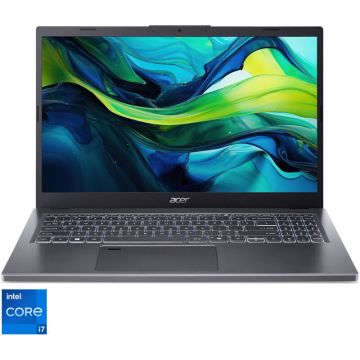 Acer Laptop Acer Aspire 15 A15-51M-7859, 15.6 inch, FullHD, Intel® Core™ i7-13620H, 16GB LPDDR5, 1TB SSD, Intel UHD, No OS, Gri