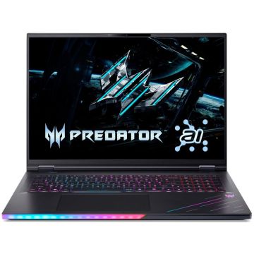 Acer Laptop Acer Gaming Predator Helios 18 AI PH18-73-90KW, NH.QVYEX.004, 18 inch 2560 x 1600, Intel Core Ultra 9 275HX, 64 GB DDR5, 2 TB SSD, Nvidia GeForce RTX 5080 16GB, Windows 11 Pro, Negru