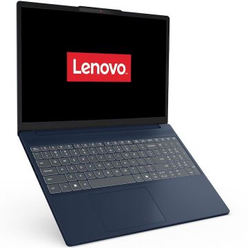 Lenovo Laptop Lenovo IdeaPad Slim 3 15AHP10, Procesor AMD Ryzen™ 7 8840HS pana la 5.1GHz, Display 15.3 WUXGA, IPS, DDR5 16GB RAM, SSD 1TB, AMD Radeon™ 780M Graphics, Free DOS, Albastru cosmic, 83KA003XRM