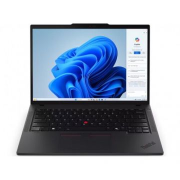 Lenovo Laptop Lenovo ThinkPad T14 G5, AMD Ryzen 7 8840U, 14 inch WUXGA, 32GB RAM, 1TB SSD, Windows 11 Pro, Negru