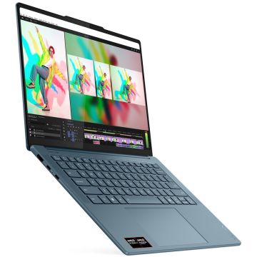 Lenovo Laptop Lenovo Yoga Pro 7 14ASP10, 14.5 3K (2944x1840) OLED, AMD Ryzen™ AI 9 365,  32 GB LPDDR5X, 1 TB SSD, AMD Radeon™ 880M Graphics, Windows® 11 Home, Tidal Teal