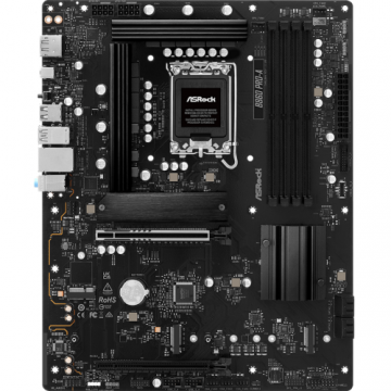 Placa de baza ASRock B860 PRO-A, Intel B860, LGA 1851, DDR5, ATX