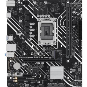 Placa de baza ASUS PRIME H610M-K D4 ARGB, Intel H610, LGA 1700, DDR5, mATX