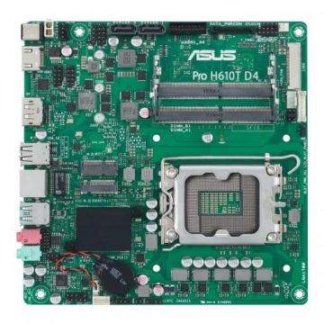 Placa de baza ASUS PRO H610T D4-CSM, Intel H610, LGA 1700, mITX