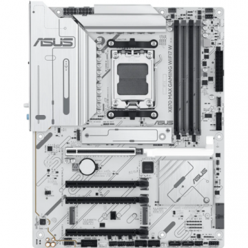 Placa de baza ASUS X870 MAX GAMING WIFI7 W, AMD X870, AM5, ATX, DDR5