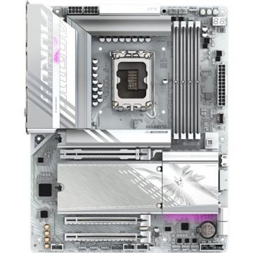 Placa de baza GIGABYTE B860 AORUS ELITE WIFI7 ICE, Intel B860, LGA 1851, DDR5, ATX